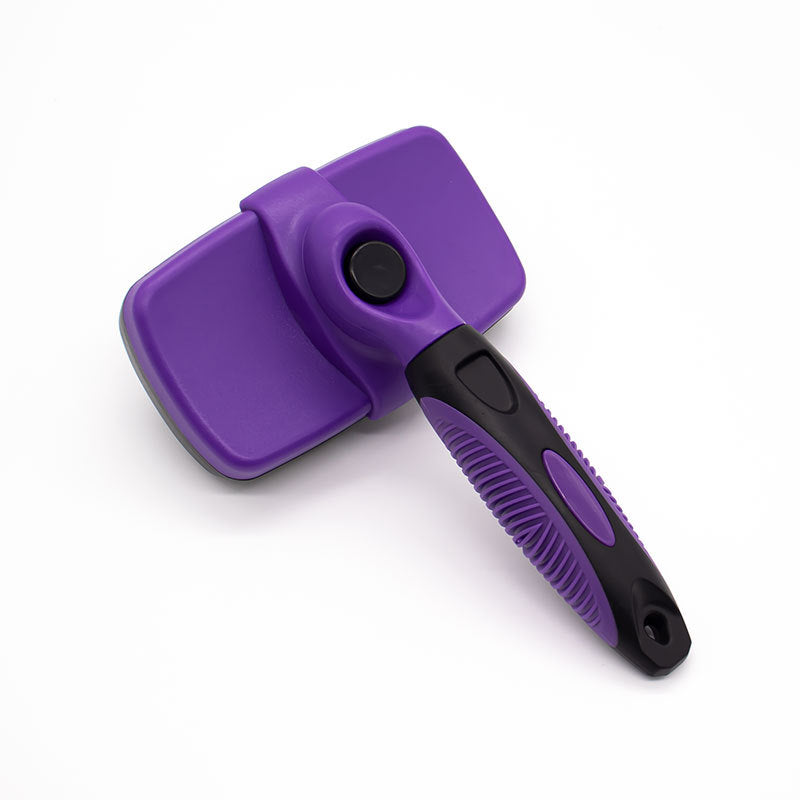 Pet Hair Grooming - Shedding Self Cleaning Slicker Brush