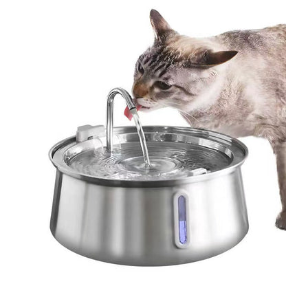 Pet Water Fountain Dispenser - Stainless Steel