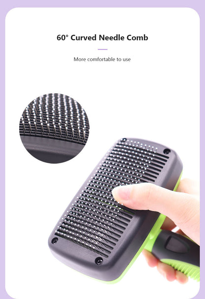 Pet Hair Grooming - Shedding Self Cleaning Slicker Brush