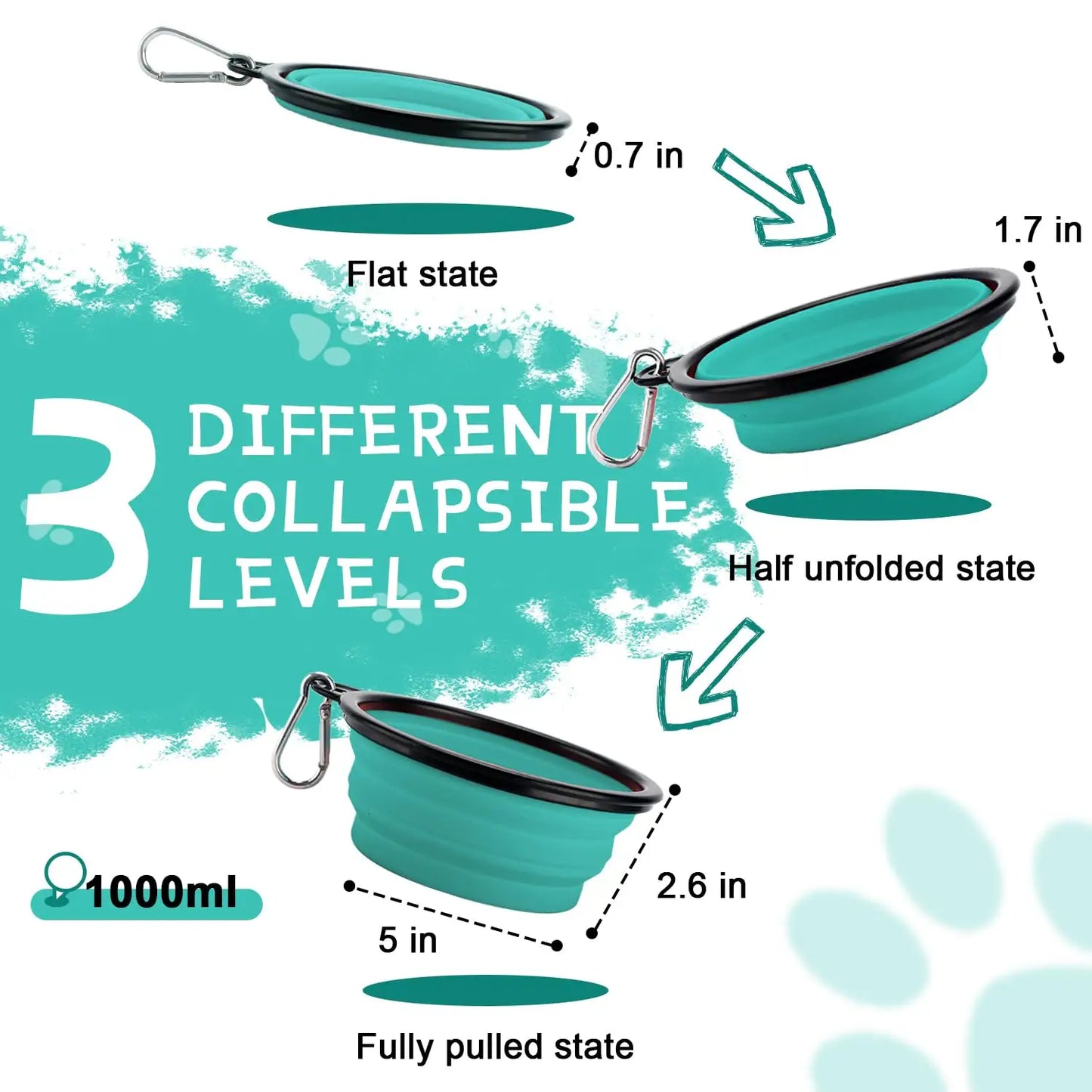 Collapsible Dog Bowls