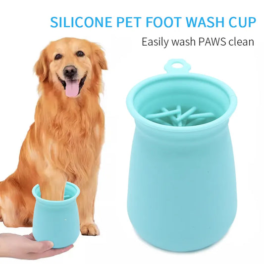 Pet Foot Washer with Claw Cleaning Brush